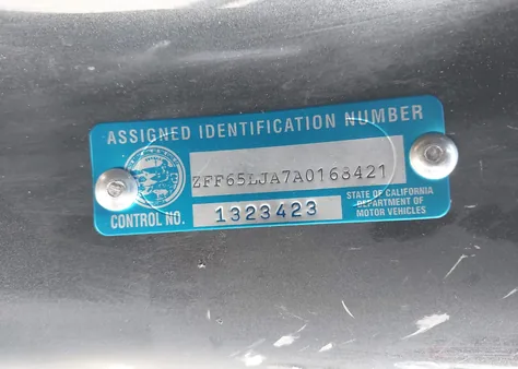 ZFF65LJA7A0168421